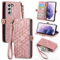Geometric Zipper Wallet Side Buckle Leather Phone Case, For Samsung Galaxy S21 Ultra 5G, For Samsung Galaxy A12, For Samsung Galaxy A42 5G, For Samsung Galaxy Note20 Ultra, For Samsung Galaxy Note20, For Samsung Galaxy A21S, For Samsung Galaxy A51 5G  ...