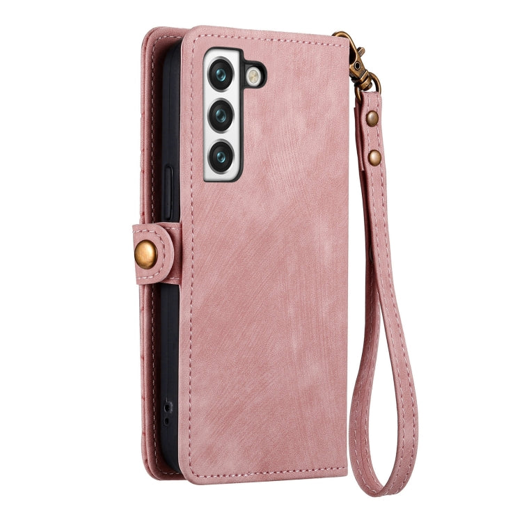 Geometric Zipper Wallet Side Buckle Leather Phone Case, For Samsung Galaxy S21 Ultra 5G, For Samsung Galaxy A12, For Samsung Galaxy A42 5G, For Samsung Galaxy Note20 Ultra, For Samsung Galaxy Note20, For Samsung Galaxy A21S, For Samsung Galaxy A51 5G  ...
