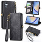 Geometric Zipper Wallet Side Buckle Leather Phone Case, For Samsung Galaxy A54 5G, For Samsung Galaxy S23 Ultra 5G, For Samsung Galaxy S23+ 5G, For Samsung Galaxy S23 5G, For Samsung Galaxy A14 5G, For Samsung Galaxy S20 FE, For Samsung Galaxy M33     ...