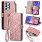 Geometric Zipper Wallet Side Buckle Leather Phone Case, Samsung Galaxy A05s, For Samsung Galaxy A25 5G, For Samsung Galaxy S23 FE 5G, For Samsung Galaxy A24 4G, For Samsung Galaxy A23 5G, For Samsung Galaxy A14 4G, For Samsung Galaxy A24 5G            ...