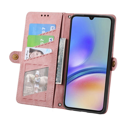 Geometric Zipper Wallet Side Buckle Leather Phone Case, Samsung Galaxy A05s, For Samsung Galaxy A25 5G, For Samsung Galaxy S23 FE 5G, For Samsung Galaxy A24 4G, For Samsung Galaxy A23 5G, For Samsung Galaxy A14 4G, For Samsung Galaxy A24 5G            ...