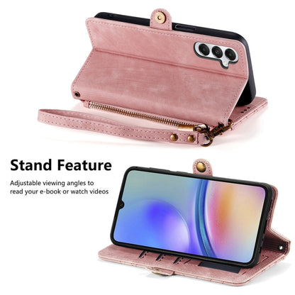 Geometric Zipper Wallet Side Buckle Leather Phone Case, Samsung Galaxy A05s, For Samsung Galaxy A25 5G, For Samsung Galaxy S23 FE 5G, For Samsung Galaxy A24 4G, For Samsung Galaxy A23 5G, For Samsung Galaxy A14 4G, For Samsung Galaxy A24 5G            ...