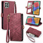 Geometric Zipper Wallet Side Buckle Leather Phone Case, For Samsung Galaxy A54 5G, For Samsung Galaxy S23 Ultra 5G, For Samsung Galaxy S23+ 5G, For Samsung Galaxy S23 5G, For Samsung Galaxy A14 5G, For Samsung Galaxy S20 FE, For Samsung Galaxy M33     ...