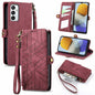 Geometric Zipper Wallet Side Buckle Leather Phone Case, For Samsung Galaxy A54 5G, For Samsung Galaxy S23 Ultra 5G, For Samsung Galaxy S23+ 5G, For Samsung Galaxy S23 5G, For Samsung Galaxy A14 5G, For Samsung Galaxy S20 FE, For Samsung Galaxy M33     ...