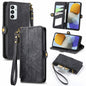 Geometric Zipper Wallet Side Buckle Leather Phone Case, For Samsung Galaxy A54 5G, For Samsung Galaxy S23 Ultra 5G, For Samsung Galaxy S23+ 5G, For Samsung Galaxy S23 5G, For Samsung Galaxy A14 5G, For Samsung Galaxy S20 FE, For Samsung Galaxy M33     ...
