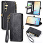 Geometric Zipper Wallet Side Buckle Leather Phone Case, For Samsung Galaxy S26 Edge 5G, For Samsung Galaxy A57 5G, For Samsung Galaxy A37 5G, For Samsung Galaxy S25 Edge 5G, For Samsung Galaxy A56 5G, For Samsung Galaxy A36 5G, For Samsung Galaxy S25 5...