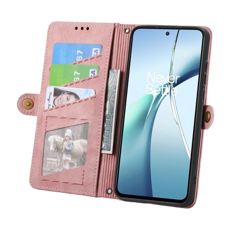 Geometric Zipper Wallet Side Buckle Leather Phone Case, For Samsung Galaxy S26 Edge 5G, For Samsung Galaxy A57 5G, For Samsung Galaxy A37 5G, For Samsung Galaxy S25 Edge 5G, For Samsung Galaxy A56 5G, For Samsung Galaxy A36 5G, For Samsung Galaxy S25 5...