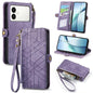 Geometric Zipper Wallet Side Buckle Leather Phone Case, For Samsung Galaxy S26 Edge 5G, For Samsung Galaxy A57 5G, For Samsung Galaxy A37 5G, For Samsung Galaxy S25 Edge 5G, For Samsung Galaxy A56 5G, For Samsung Galaxy A36 5G, For Samsung Galaxy S25 5...