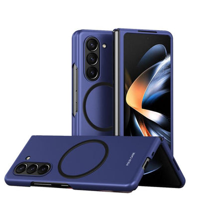 Skin Feel Magnetic Shockproof Phone Case, For Galaxy Z Fold8 Ultra 5G, For Galaxy Z Fold7, For Galaxy Z Fold6, For Galaxy Z Fold5 5G