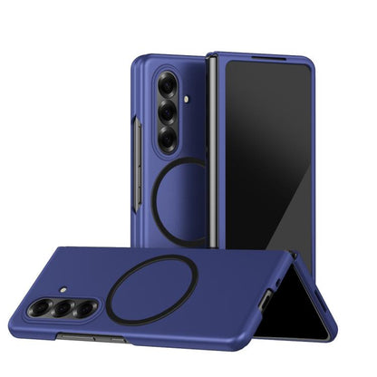 Skin Feel Magnetic Shockproof Phone Case, For Galaxy Z Fold8 Ultra 5G, For Galaxy Z Fold7, For Galaxy Z Fold6, For Galaxy Z Fold5 5G