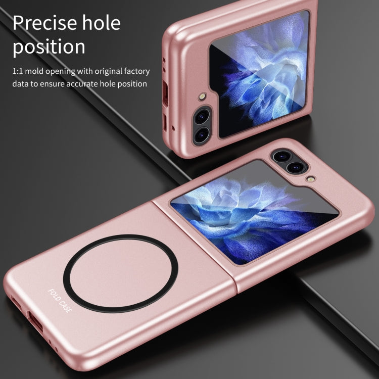 Skin Feel Magnetic MagSafe Shockproof Phone Case, For Samsung Galaxy Z Flip7 5G, For Samsung Galaxy Z Flip6 / Flip7 FE, For Samsung Galaxy Z Flip5 5G