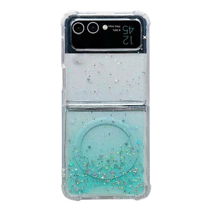 Magsafe Glitter TPU Phone Case, For Samsung Galaxy Z Flip7 FE / Flip6, For Samsung Galaxy Z Flip7, For Samsung Galaxy Z Flip5, For Samsung Galaxy Z Flip4, For Samsung Galaxy Z Flip3