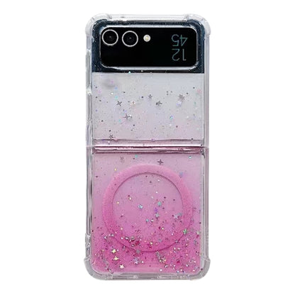 Magsafe Glitter TPU Phone Case, For Samsung Galaxy Z Flip7 FE / Flip6, For Samsung Galaxy Z Flip7, For Samsung Galaxy Z Flip5, For Samsung Galaxy Z Flip4, For Samsung Galaxy Z Flip3