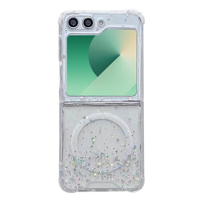 Magsafe Glitter TPU Phone Case, For Samsung Galaxy Z Flip7 FE / Flip6, For Samsung Galaxy Z Flip7, For Samsung Galaxy Z Flip5, For Samsung Galaxy Z Flip4, For Samsung Galaxy Z Flip3