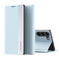 Side Electroplated Adsorption Leather Phone Case, For Samsung Galaxy S24+ 5G, For Samsung Galaxy S24 5G, For Samsung Galaxy A15, For Samsung Galaxy A05s, For Samsung Galaxy M34 5G, For Samsung Galaxy S23 FE 5G