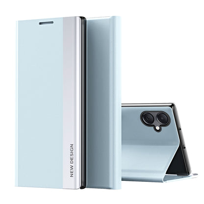 Side Electroplated Adsorption Leather Phone Case, For Samsung Galaxy A16 5G, For Samsung Galaxy A06 4G, For Samsung Galaxy S24 FE 5G, For Samsung Galaxy A55, For Samsung Galaxy A35, For Samsung Galaxy S24 Ultra 5G