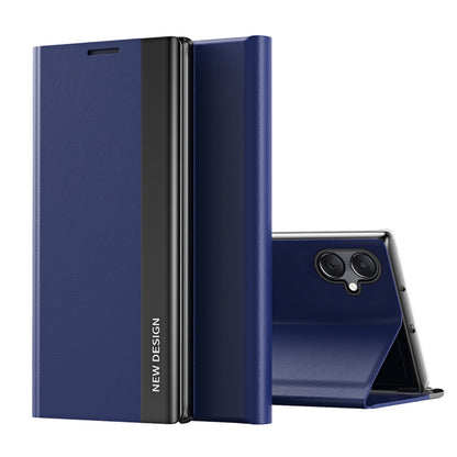 Side Electroplated Adsorption Leather Phone Case, For Samsung Galaxy A16 5G, For Samsung Galaxy A06 4G, For Samsung Galaxy S24 FE 5G, For Samsung Galaxy A55, For Samsung Galaxy A35, For Samsung Galaxy S24 Ultra 5G