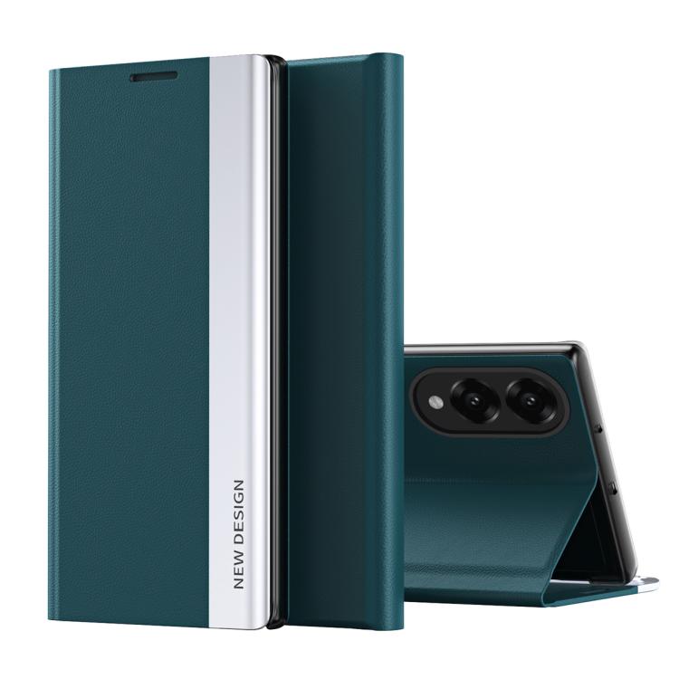 Side Electroplated Adsorption Leather Phone Case, For Samsung Galaxy S25 Edge 5G, For Samsung Galaxy A56 5G, For Samsung Galaxy A36 5G, For Samsung Galaxy S25 5G, For Samsung Galaxy S25+ 5G, For Samsung Galaxy S25 Ultra 5G