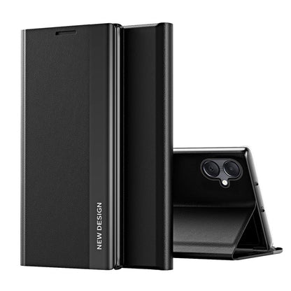 Side Electroplated Adsorption Leather Phone Case, For Samsung Galaxy S26+ 5G, For Samsung Galaxy S26  Ultra 5G, For Samsung Galaxy S26 5G, For Samsung Galaxy S25 FE 5G, For Samsung Galaxy A07 5G, For Samsung Galaxy A17 5G