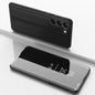 Plated Mirror Horizontal Flip Leather Phone Case with Holder, For Galaxy A55, For Galaxy A35, For Galaxy S24 Ultra 5G, For Galaxy S24+ 5G, For Galaxy S24 5G, For Galaxy A15