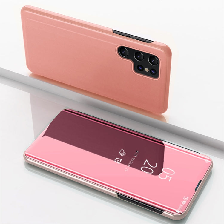 Plated Mirror Horizontal Flip Leather Phone Case with Holder, For Galaxy A55, For Galaxy A35, For Galaxy S24 Ultra 5G, For Galaxy S24+ 5G, For Galaxy S24 5G, For Galaxy A15