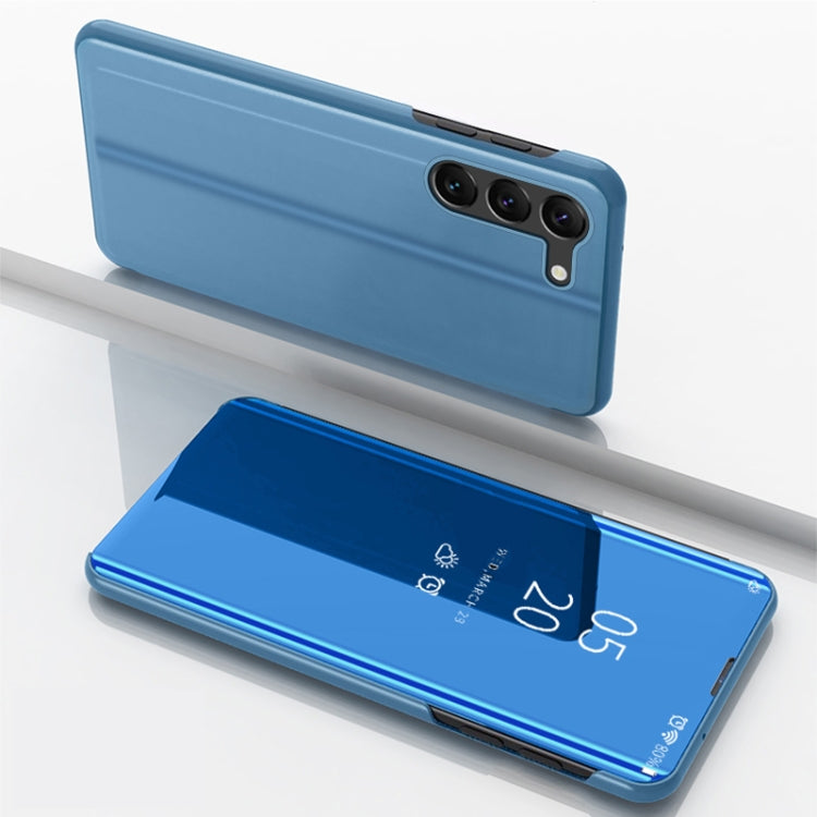 Plated Mirror Horizontal Flip Leather Phone Case with Holder, For Galaxy A55, For Galaxy A35, For Galaxy S24 Ultra 5G, For Galaxy S24+ 5G, For Galaxy S24 5G, For Galaxy A15