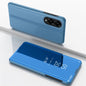 Plated Mirror Horizontal Flip Leather Phone Case with Holder, For Galaxy S25 FE 5G, For Galaxy A17 5G, For Galaxy S25 Edge 5G, For Galaxy A56 5G, For Galaxy A26 5G, For Galaxy A36 5G