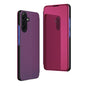 Plated Mirror Horizontal Flip Leather Phone Case with Holder, For Galaxy S25 FE 5G, For Galaxy A17 5G, For Galaxy S25 Edge 5G, For Galaxy A56 5G, For Galaxy A26 5G, For Galaxy A36 5G