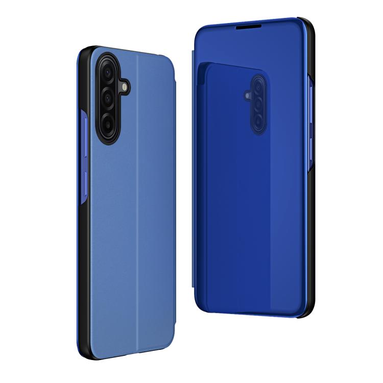 Plated Mirror Horizontal Flip Leather Phone Case with Holder, For Galaxy S25 FE 5G, For Galaxy A17 5G, For Galaxy S25 Edge 5G, For Galaxy A56 5G, For Galaxy A26 5G, For Galaxy A36 5G