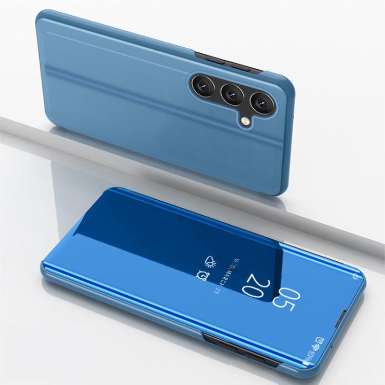 Plated Mirror Horizontal Flip Leather Phone Case with Holder, For Galaxy S26+ 5G, For Galaxy S26 Ultra 5G, For Galaxy S26 5G, For Galaxy A57 5G, For Galaxy A37 5G, For Galaxy A27 5G