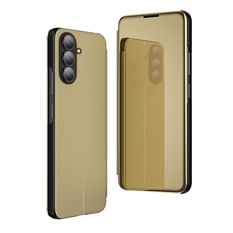 Plated Mirror Horizontal Flip Leather Phone Case with Holder, For Galaxy S26+ 5G, For Galaxy S26 Ultra 5G, For Galaxy S26 5G, For Galaxy A57 5G, For Galaxy A37 5G, For Galaxy A27 5G