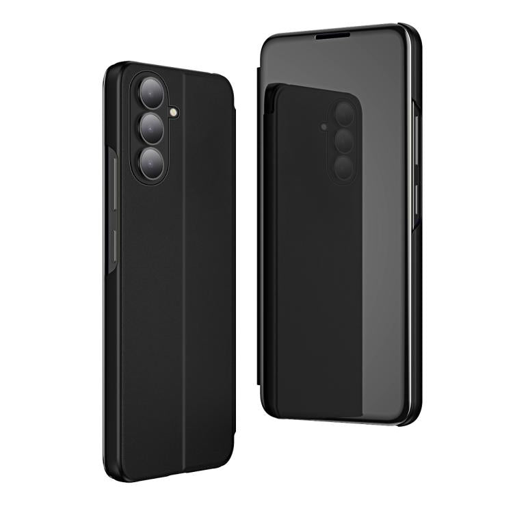 Plated Mirror Horizontal Flip Leather Phone Case with Holder, For Galaxy S26+ 5G, For Galaxy S26 Ultra 5G, For Galaxy S26 5G, For Galaxy A57 5G, For Galaxy A37 5G, For Galaxy A27 5G
