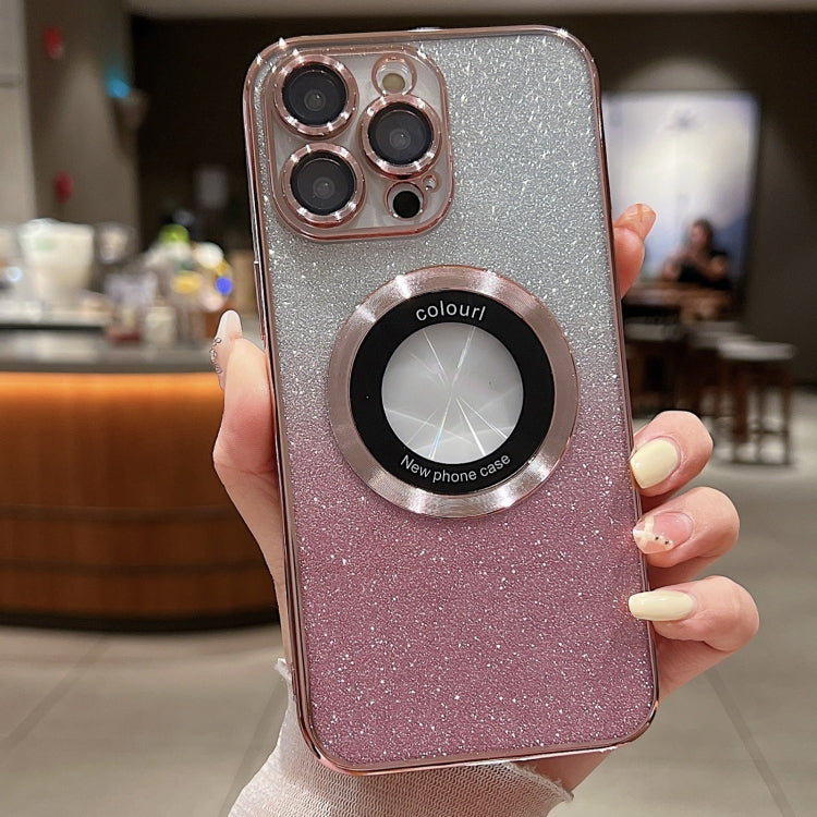 Gradient Glitter Electroplating MagSafe TPU Phone Case