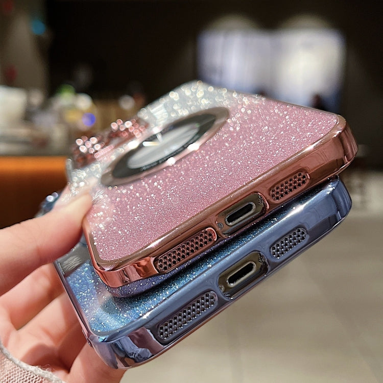 Gradient Glitter Electroplating MagSafe TPU Phone Case
