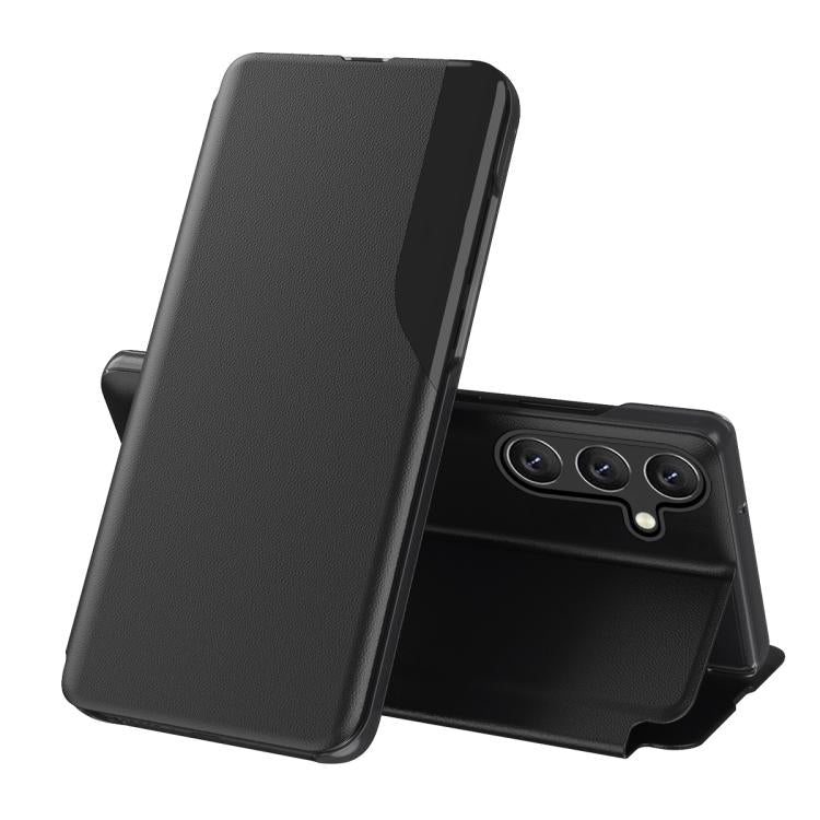 Attraction Flip Holder Leather Phone Case, For Galaxy S26+ 5G, For Galaxy S26 Ultra 5G, For Galaxy S26 5G, For Galaxy A27 5G, For Galaxy S25 FE 5G, For Galaxy A07 5G, For Galaxy A17 5G, For Galaxy S25 Edge 5G