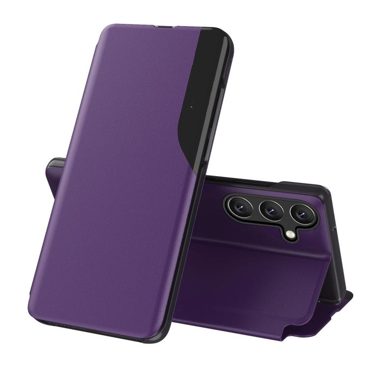 Attraction Flip Holder Leather Phone Case, For Galaxy S26+ 5G, For Galaxy S26 Ultra 5G, For Galaxy S26 5G, For Galaxy A27 5G, For Galaxy S25 FE 5G, For Galaxy A07 5G, For Galaxy A17 5G, For Galaxy S25 Edge 5G
