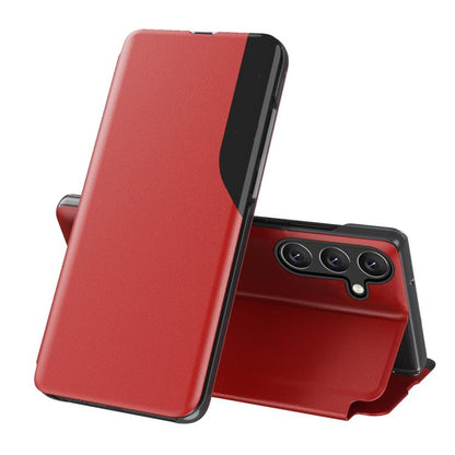 Attraction Flip Holder Leather Phone Case, For Galaxy S26+ 5G, For Galaxy S26 Ultra 5G, For Galaxy S26 5G, For Galaxy A27 5G, For Galaxy S25 FE 5G, For Galaxy A07 5G, For Galaxy A17 5G, For Galaxy S25 Edge 5G