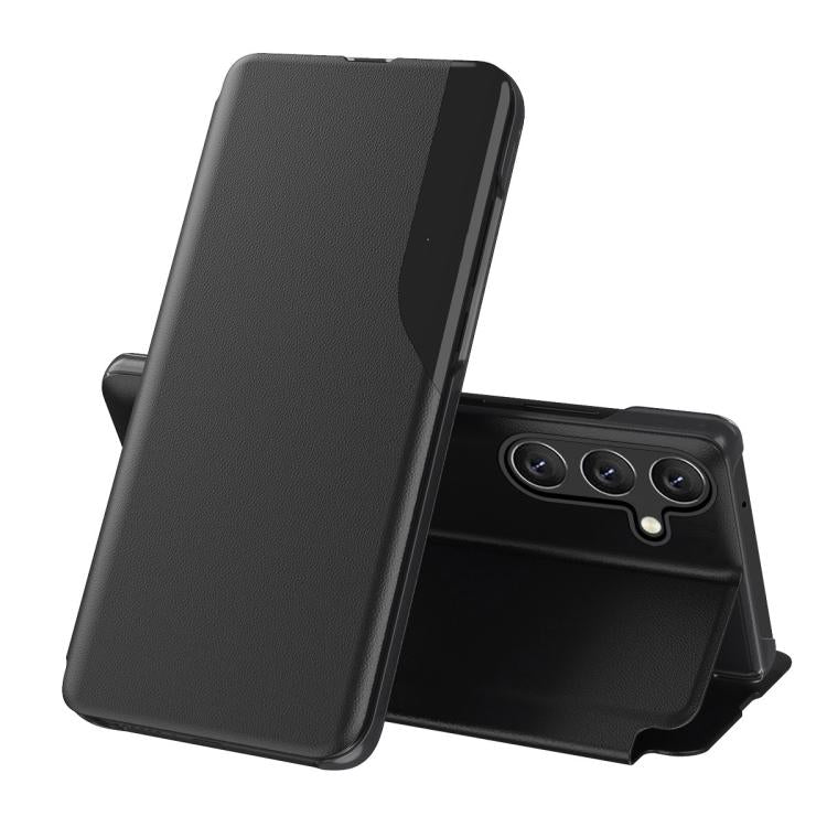 Attraction Flip Holder Leather Phone Case, For Galaxy S26+ 5G, For Galaxy S26 Ultra 5G, For Galaxy S26 5G, For Galaxy A27 5G, For Galaxy S25 FE 5G, For Galaxy A07 5G, For Galaxy A17 5G, For Galaxy S25 Edge 5G