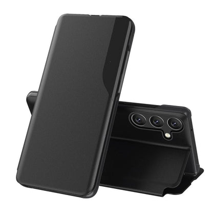 Attraction Flip Holder Leather Phone Case, For Galaxy S26+ 5G, For Galaxy S26 Ultra 5G, For Galaxy S26 5G, For Galaxy A27 5G, For Galaxy S25 FE 5G, For Galaxy A07 5G, For Galaxy A17 5G, For Galaxy S25 Edge 5G
