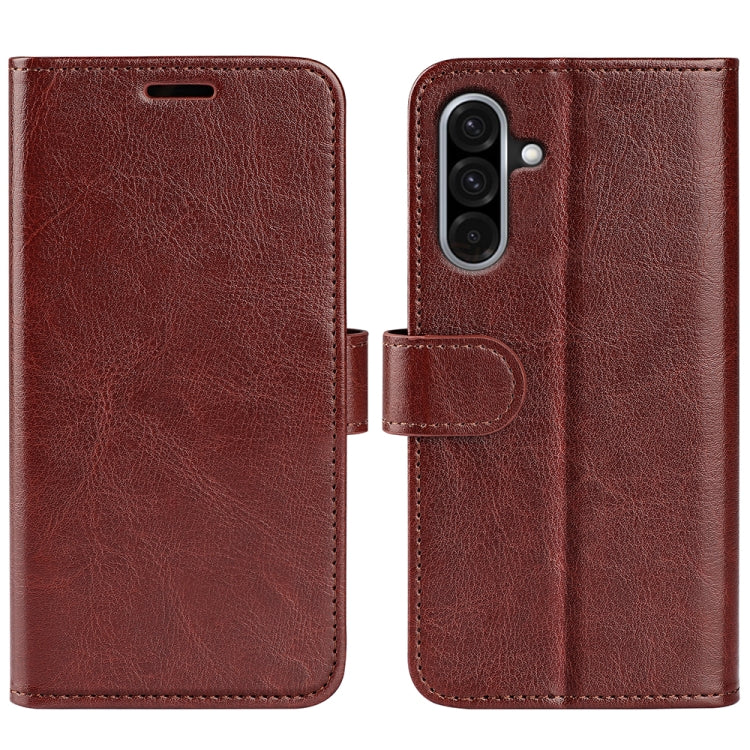 R64 Texture Horizontal Flip Leather Phone Case, For Samsung Galaxy A06 5G, For Samsung Galaxy A26, For Samsung Galaxy A36, For Samsung Galaxy S25 5G, For Samsung Galaxy S25+ 5G, For Samsung Galaxy S25 Ultra 5G, For Samsung Galaxy A16                   ...