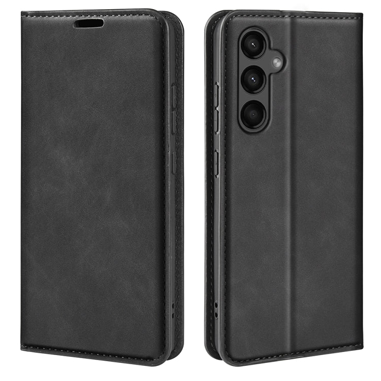 Retro-skin Magnetic Suction Leather Phone Case, For Samsung Galaxy A15, For Samsung Galaxy A05, For Samsung Galaxy A05s, For For Samsung Galaxy M34 5G, For Samsung Galaxy S23 FE 5G, For Samsung Galaxy M36 5G / F36 5G, For Samsung Galaxy M16 / F16