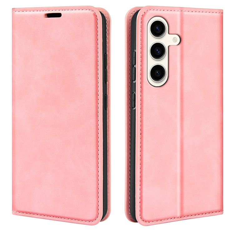 Retro-skin Magnetic Suction Leather Phone Case, For Samsung Galaxy A16, For Samsung Galaxy S24 FE 5G, For Samsung Galaxy M55 5G, For Samsung Galaxy M15 5G, For Samsung Galaxy A55, For Samsung Galaxy A35, For Samsung Galaxy S24 Ultra 5G                 ...