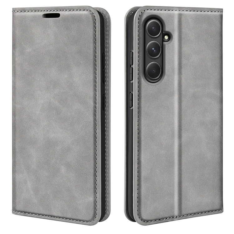 Retro-skin Magnetic Suction Leather Phone Case, For Samsung Galaxy A16, For Samsung Galaxy S24 FE 5G, For Samsung Galaxy M55 5G, For Samsung Galaxy M15 5G, For Samsung Galaxy A55, For Samsung Galaxy A35, For Samsung Galaxy S24 Ultra 5G                 ...