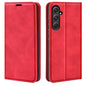 Retro-skin Magnetic Suction Leather Phone Case, For Samsung Galaxy A16, For Samsung Galaxy S24 FE 5G, For Samsung Galaxy M55 5G, For Samsung Galaxy M15 5G, For Samsung Galaxy A55, For Samsung Galaxy A35, For Samsung Galaxy S24 Ultra 5G                 ...