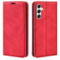 Retro-skin Magnetic Suction Leather Phone Case, For Samsung Galaxy A16, For Samsung Galaxy S24 FE 5G, For Samsung Galaxy M55 5G, For Samsung Galaxy M15 5G, For Samsung Galaxy A55, For Samsung Galaxy A35, For Samsung Galaxy S24 Ultra 5G                 ...