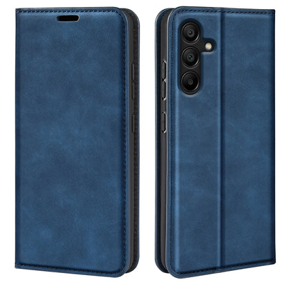 Retro-skin Magnetic Suction Leather Phone Case, For Samsung Galaxy A16, For Samsung Galaxy S24 FE 5G, For Samsung Galaxy M55 5G, For Samsung Galaxy M15 5G, For Samsung Galaxy A55, For Samsung Galaxy A35, For Samsung Galaxy S24 Ultra 5G                 ...