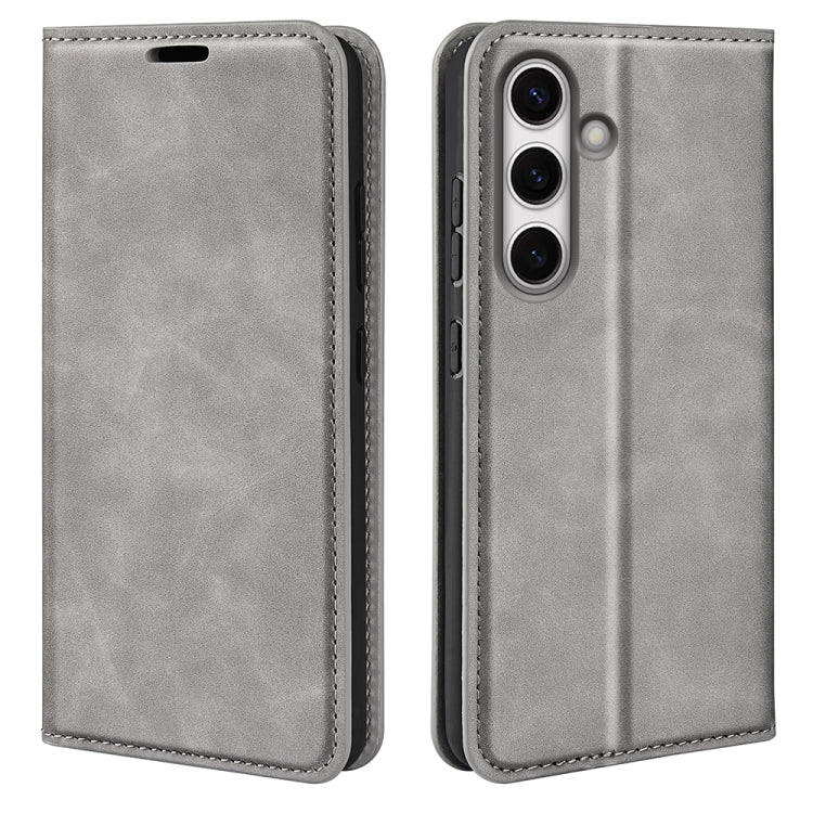 Retro-skin Magnetic Suction Leather Phone Case, For Samsung Galaxy A16, For Samsung Galaxy S24 FE 5G, For Samsung Galaxy M55 5G, For Samsung Galaxy M15 5G, For Samsung Galaxy A55, For Samsung Galaxy A35, For Samsung Galaxy S24 Ultra 5G                 ...