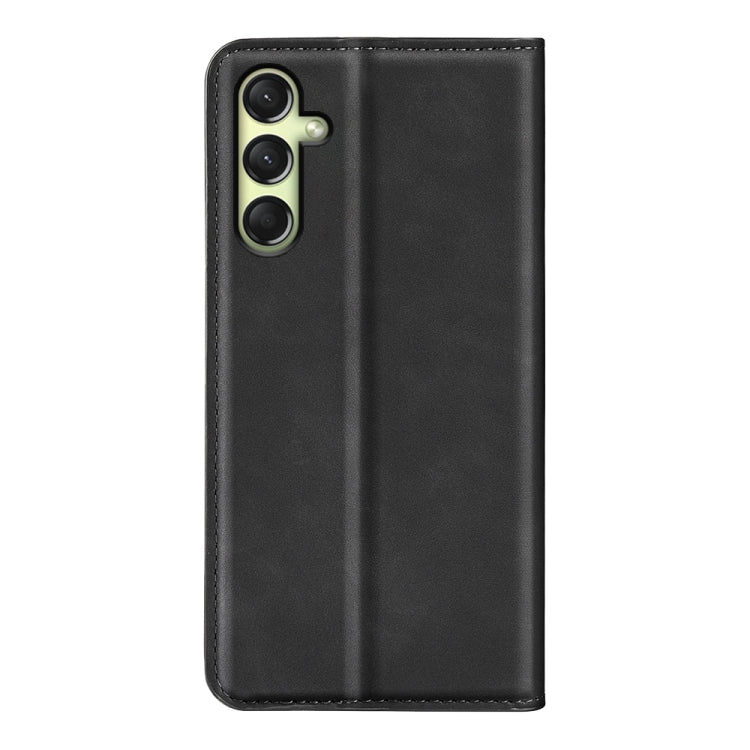 Retro-skin Magnetic Suction Leather Phone Case, For Samsung Galaxy A16, For Samsung Galaxy S24 FE 5G, For Samsung Galaxy M55 5G, For Samsung Galaxy M15 5G, For Samsung Galaxy A55, For Samsung Galaxy A35, For Samsung Galaxy S24 Ultra 5G                 ...