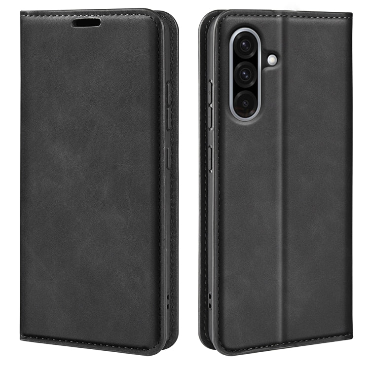 Retro-skin Magnetic Suction Leather Phone Case, For Samsung Galaxy A07 4G, For Samsung Galaxy A17 5G, For Samsung Galaxy S25 Edge 5G, For Samsung Galaxy A06 5G, For Samsung Galaxy A26, For Samsung Galaxy A36, For Samsung Galaxy S25 5G                  ...