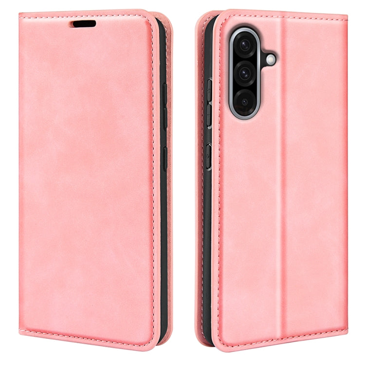 Retro-skin Magnetic Suction Leather Phone Case, For Samsung Galaxy A07 4G, For Samsung Galaxy A17 5G, For Samsung Galaxy S25 Edge 5G, For Samsung Galaxy A06 5G, For Samsung Galaxy A26, For Samsung Galaxy A36, For Samsung Galaxy S25 5G                  ...